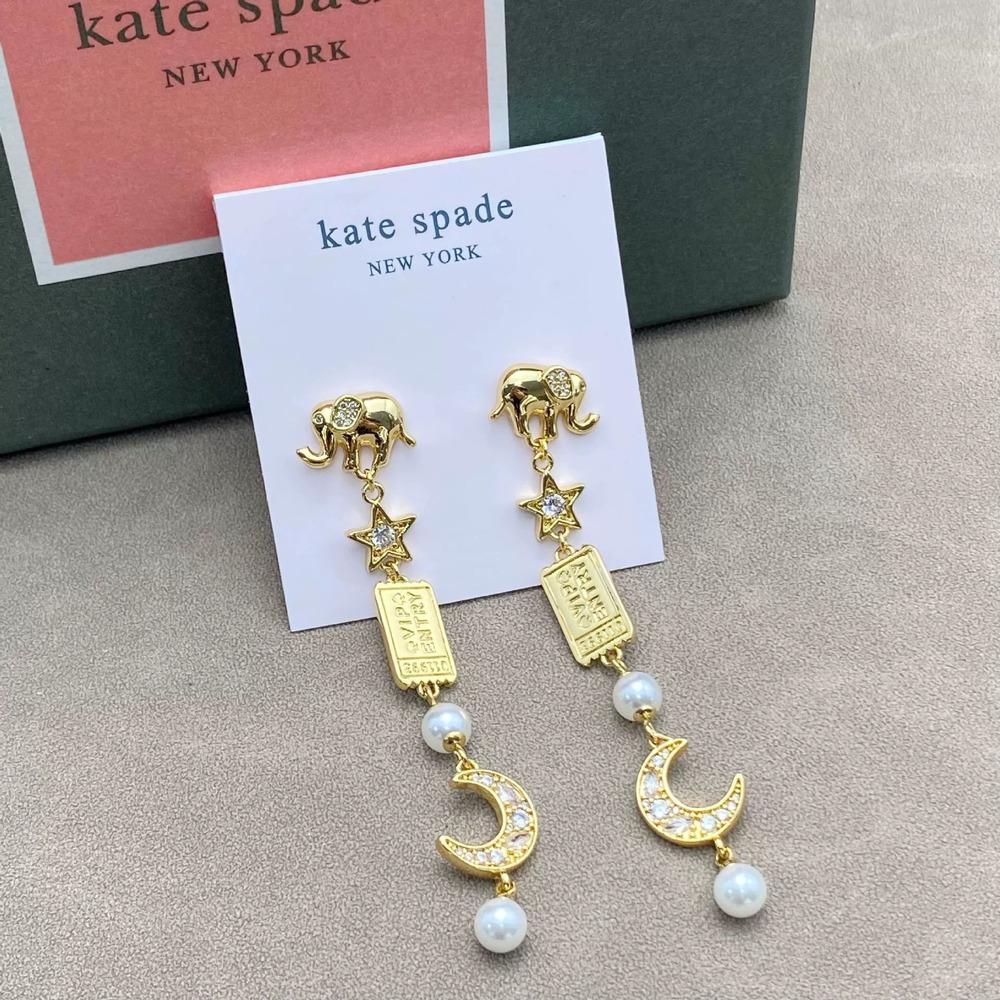 kate spade Star Zircon Pearl Clip On Ear Cuff No Piercing